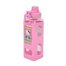 Load image into Gallery viewer, Hello Kitty Cassette Tape 24 oz. Square Plastic Water Bottle

