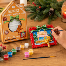 Load image into Gallery viewer, Christmas 3D Paint Kit | Gingerbread House | DIY
