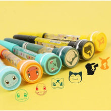 Load image into Gallery viewer, Pokémon Bubble Stamp + Ballpoint Pen + Bubble Wand
