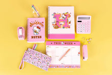Load image into Gallery viewer, Hello Kitty College Letters Weekly Desk Pad

