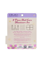 Load image into Gallery viewer, Pink 8pc Nail Care Travel Set
