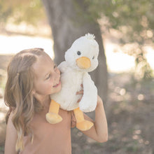 Load image into Gallery viewer, World's Softest 16" Large Lushees Off White Duck Plushie
