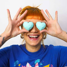 Load image into Gallery viewer, 2 Pack Heart Lip Balm PEGGABLE 100% Natural Mint /Wildberry
