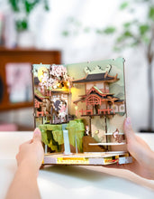 Load image into Gallery viewer, DIY Miniature House Book Nook Kit: Falling Sakura
