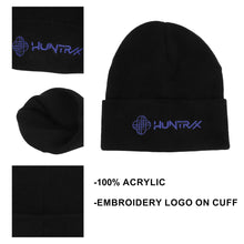 Load image into Gallery viewer, KPop Demon Hunters Huntr/x Black Cuff Knit Beanie
