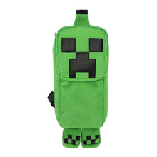 Load image into Gallery viewer, Minecraft Creeper 3D Character Crossbody Sling Bag With Adjustable Strap
