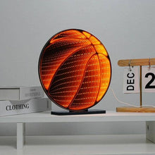 Load image into Gallery viewer, Neon Art Infinity Lights Wall &amp; Desk Sign-Basketball
