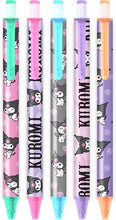 Load image into Gallery viewer, Sanrio Totally Kuromi Soft-Touch Gel Pen Set
