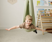 Load image into Gallery viewer, Desert Sage Cotton Sensory Swing
