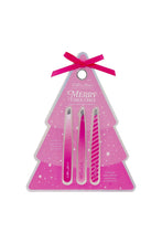 Load image into Gallery viewer, Merry Vibes Only 3pc Precision Tweezers
