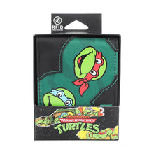 Load image into Gallery viewer, Teenage Mutant Ninja Turtles Character Faces 3.5” Black Bifold Card Wallet
