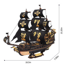 Load image into Gallery viewer, DIY Wooden Puzzle: The Seahorse Barque
