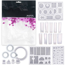 Load image into Gallery viewer, PIXISS Silicone Jewelry, Gem, Pendant Mold Kit
