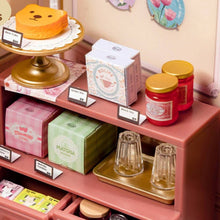 Load image into Gallery viewer, DIY Miniature House Kit: Honey Tea Lounge with Dust Cover
