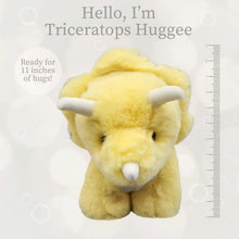 Load image into Gallery viewer, World's Softest 11 inch - Baby Yellow Triceratops Plush Toy
