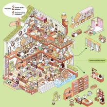 Load image into Gallery viewer, Studio Art Moodioma Kawaii Sticker Story Scene Kit: Flying Castle (313 Stickers)

