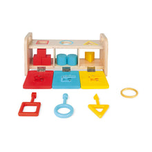 Load image into Gallery viewer, Essential | Shape Sorter Box With Keys | Early Learning Toys
