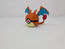 Load image into Gallery viewer, Charizard Style Pokeball
