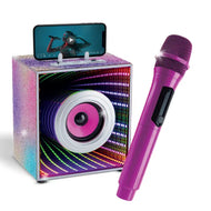 Pop Star Karaoke Infinity Lights  Speaker & Mic