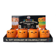 Load image into Gallery viewer, Spooky LITES! Color Changing Pop-Up Jack-O-Lantern

