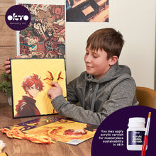 Load image into Gallery viewer, OKTO Manga Elements — Fire — 3D Clay Canvas Kit
