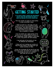 Load image into Gallery viewer, Animal Scratch Art, Fun Activities &amp; Stickers Activity Pad

