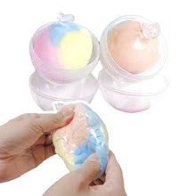Load image into Gallery viewer, Cotton Candy Wax Breaking Squishy Stress Ball
