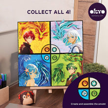 Load image into Gallery viewer, OKTO Manga Elements — Fire — 3D Clay Canvas Kit
