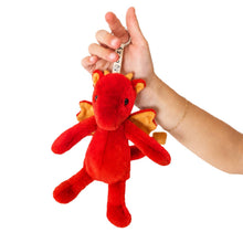 Load image into Gallery viewer, Worlds Softest Plush Lushee Clip - Flames Dragon
