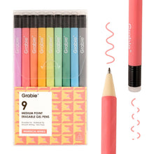 Load image into Gallery viewer, Medium Point Erasable Gel Pen Set: Rustic Reverie
