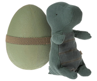 Gantosaurus in egg, Small - Dark Petrol