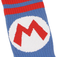Load image into Gallery viewer, Super Mario Bros Mushroom Kingdom Mens Athletic Crew Socks
