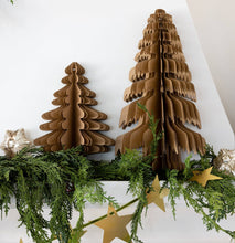 Load image into Gallery viewer, Christmas Memories Large Kraft Paper Tree Decor
