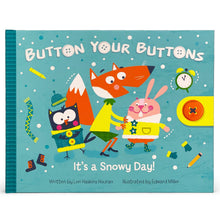 Load image into Gallery viewer, Button Your Buttons Winter Snow Board Book

