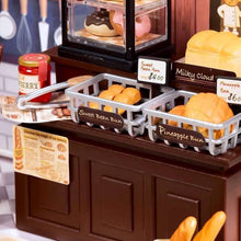 Load image into Gallery viewer, DIY Miniature House Kit: Butter Bakery House with Dust Cover
