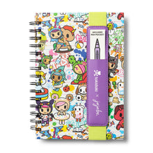 Load image into Gallery viewer, Tokidoki Little Terrors Notebook with Pen Pocket
