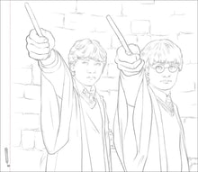 Load image into Gallery viewer, Harry Potter Paint with Water by Editors of Thunder Bay Press: Paperback; 80 pages / English
