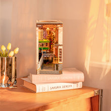 Load image into Gallery viewer, DIY Miniature House Book Nook Kit: Sakura Densya

