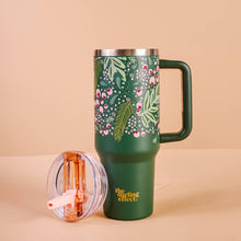 Load image into Gallery viewer, 40 oz Lifestyle Flip Straw Tumbler-Jolly Sprig
