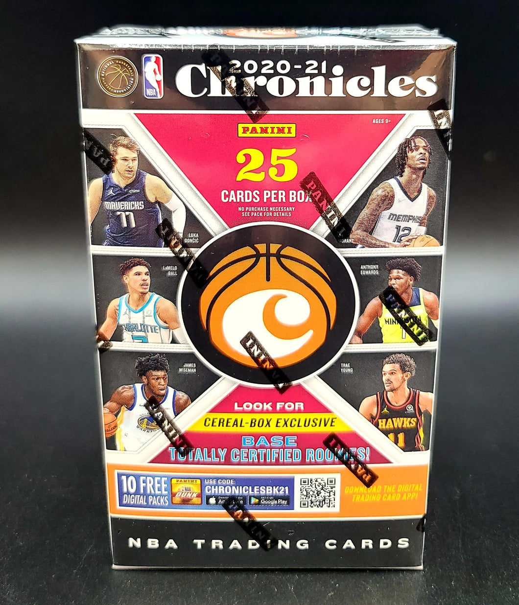 20-21 Chronicles NBA Basketball cereal box