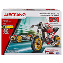 Load image into Gallery viewer, Erector, 5-IN-1 STREET FIGHTER BIKE BUILDING KIT
