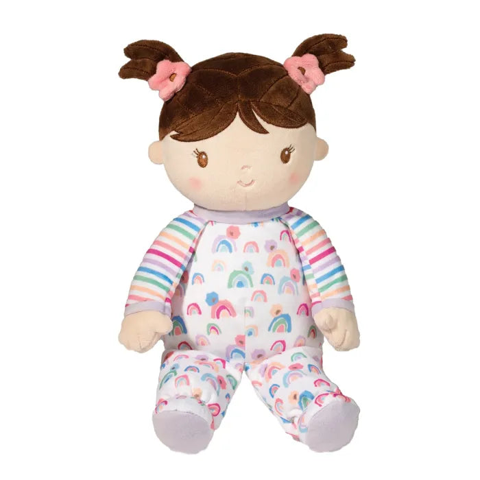 Douglas Isabelle Rainbow Stripe Soft Doll