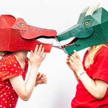 Load image into Gallery viewer, Make Your Own Fire-Breathing Dragon Mask
