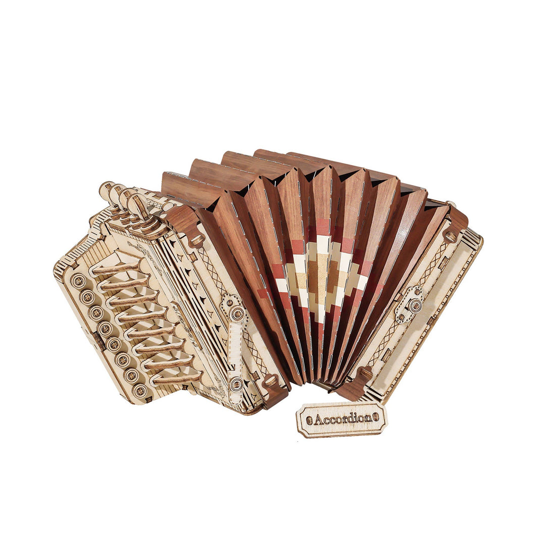 3D Wooden Puzzle: Accordion