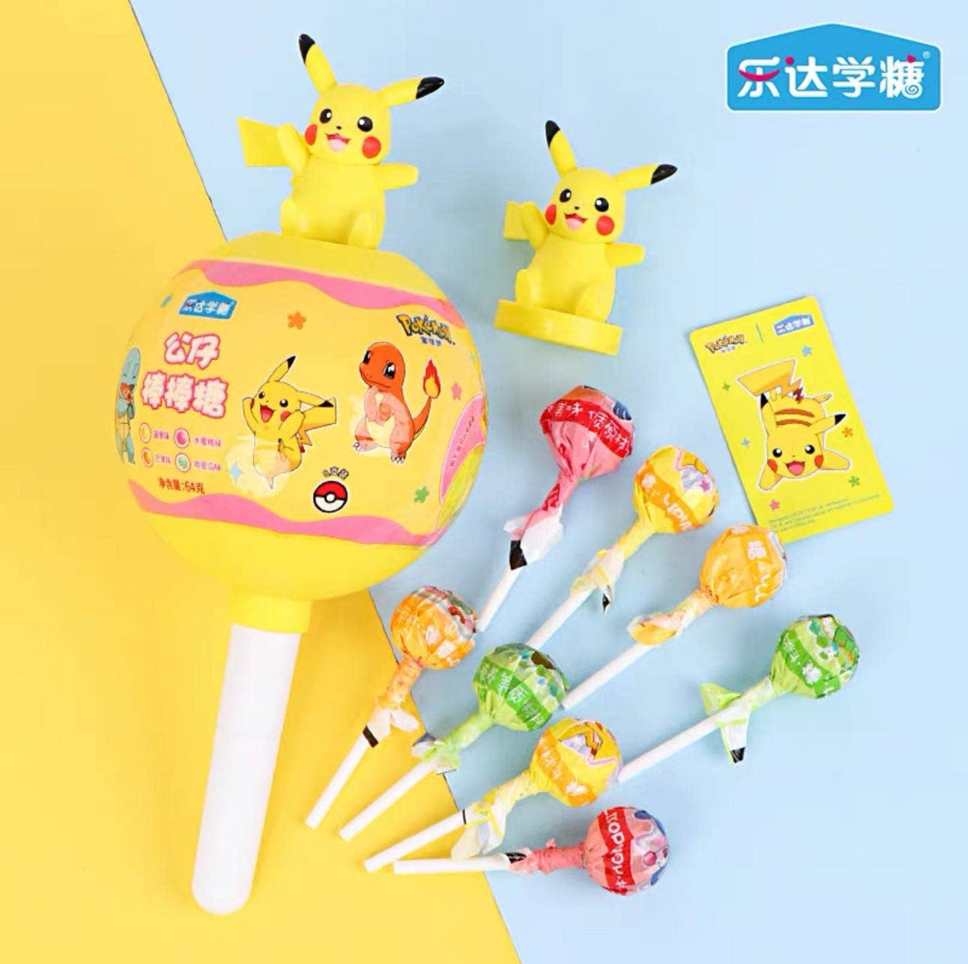 Leda Pokémon Huge Lollipop Figurines, Cute Pikachu Toy Decor