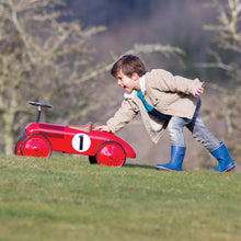 Load image into Gallery viewer, Metal Speedster - Red Race Car
