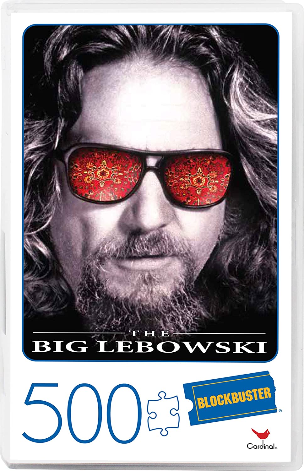 SP The Big Lebowski Movie 500-Piece Puzzle in Plastic Retro Blockbuster VHS Video Case