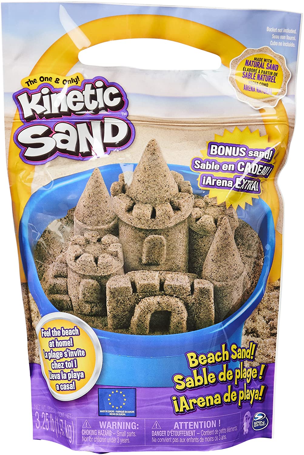 SP KINETIC SAND, 3LBS BEACH SAND