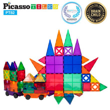 Load image into Gallery viewer, PicassoTiles 82 Piece Creativity Set Magnet Building Tiles 10 Different Shapes
