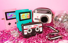 Load image into Gallery viewer, Bewaltz Play a Tune Cassette Tape Handbag
